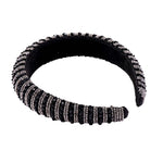 Julia Black & Silver Combo Beaded Headband