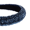 Julia Navy Beaded Headband