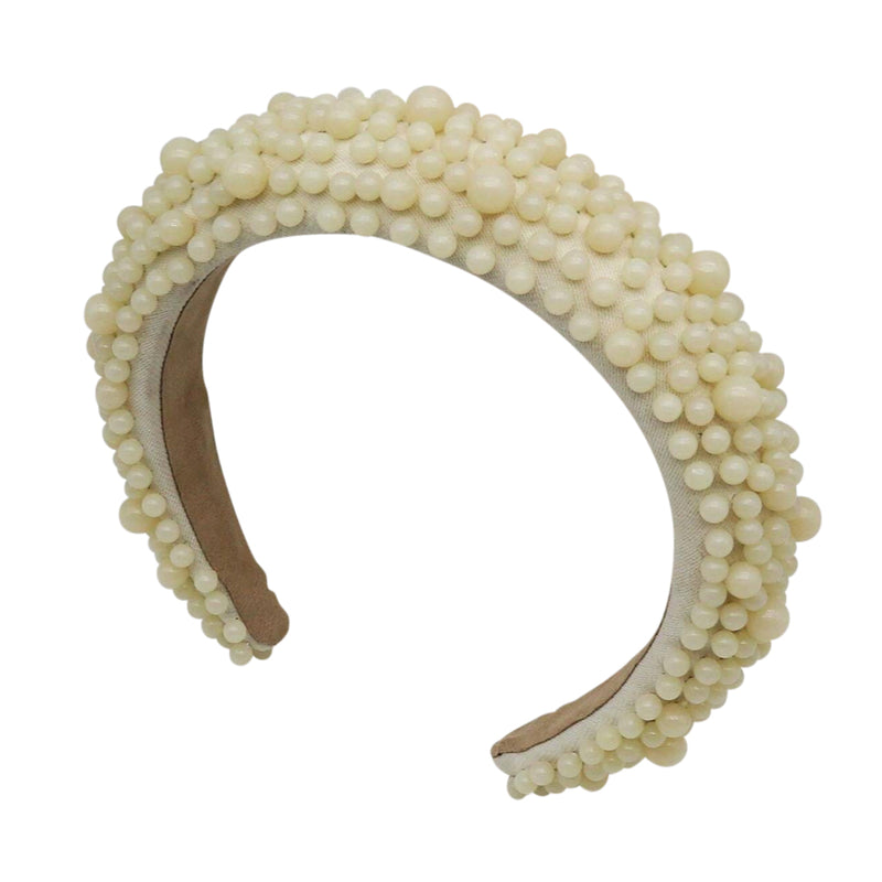 Blaire Pastel Lemon Beaded Headband