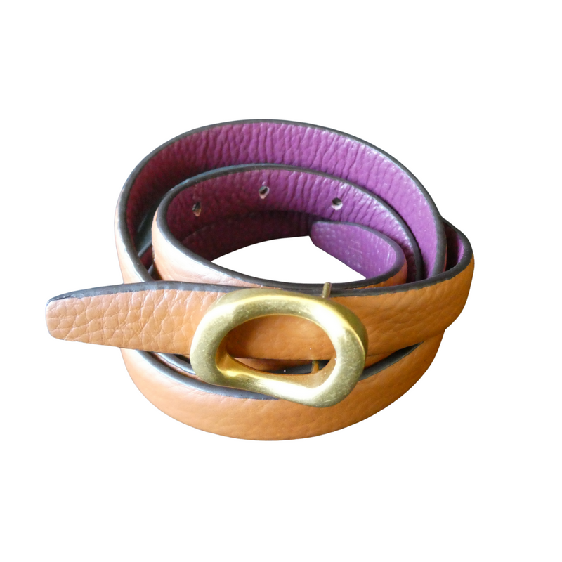 Vivien Belt, Tan/Wine *EARLY-SEPT*