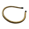 Goldie Gold 'Leather' Rope Headband