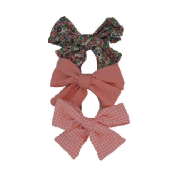 Bow 3 Pack, Pink