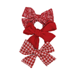 Bow 3 Pack, Red