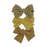 Bow 3 Pack, Yellow