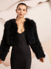 Manhattan Feather Jacket, Black