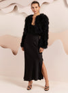 Manhattan Feather Jacket, Black