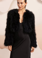 Manhattan Feather Jacket, Black