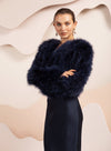 Manhattan Feather Jacket, Navy