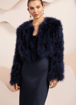 Manhattan Feather Jacket, Navy