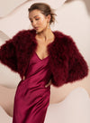 Manhattan Feather Jacket, Wine