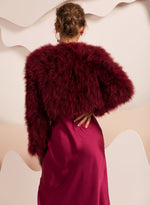 Manhattan Feather Jacket, Wine