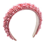 Blaire Pearl Pink Beaded Headband *EARLY-NOV*