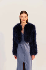 Manhattan Feather Jacket, Navy