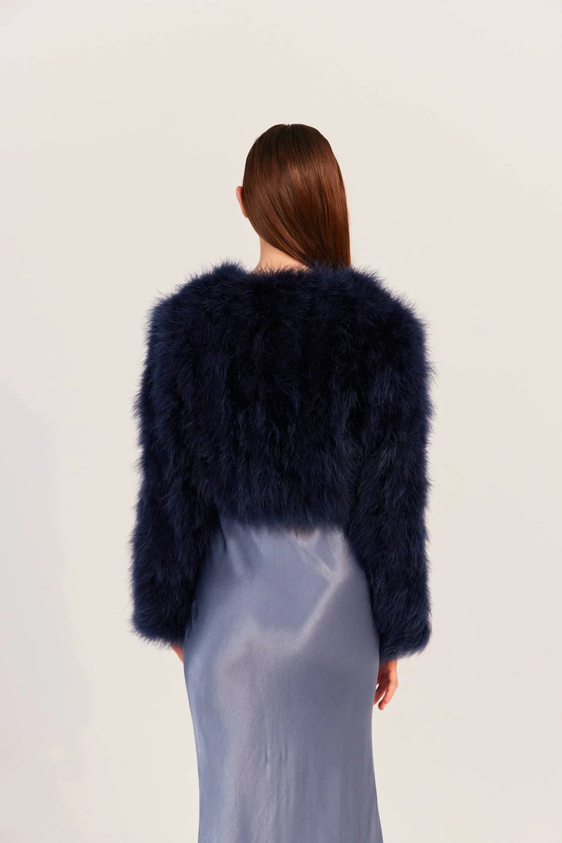 Manhattan Feather Jacket, Navy