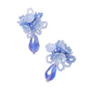 Harlow Blue Flower Earrings