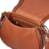 'Harriet' Maxi Saddle Bag, Tan Leather