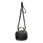 Huntress Knot Bag, Croc Black