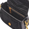 Huntress Knot Bag, Croc Black