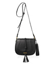 'Harriet' Maxi Saddle Bag, Black