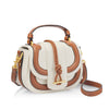 Huntress Knot Bag, Tan & Natural Canvas